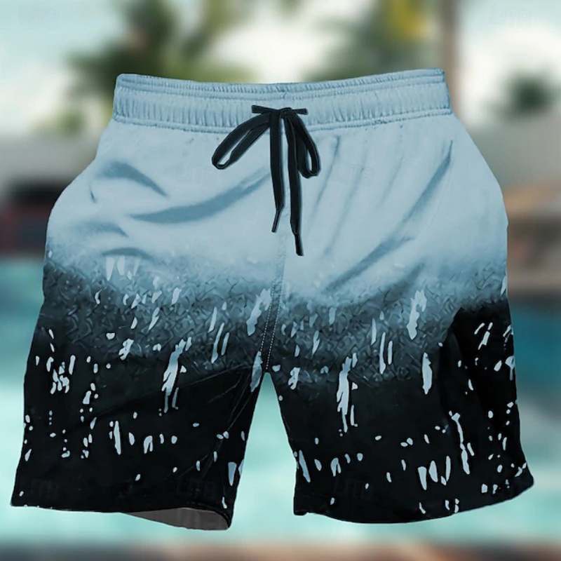 Trunks Board Surf - Maillot de bain graphique coloré dégradé