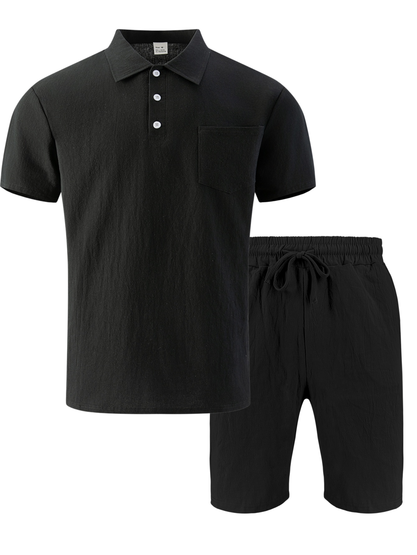 Ensemble 2 pièces pour homme,  - Short Linen Drawstring avis et prix
