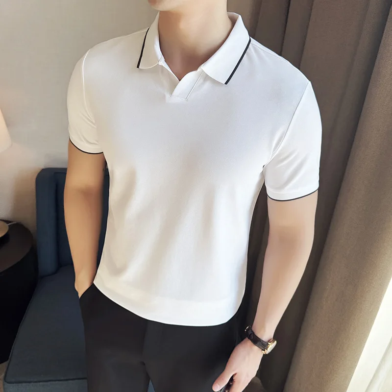 Hommes Polo été léger mince St - Polo Shirt Pique avis et prix